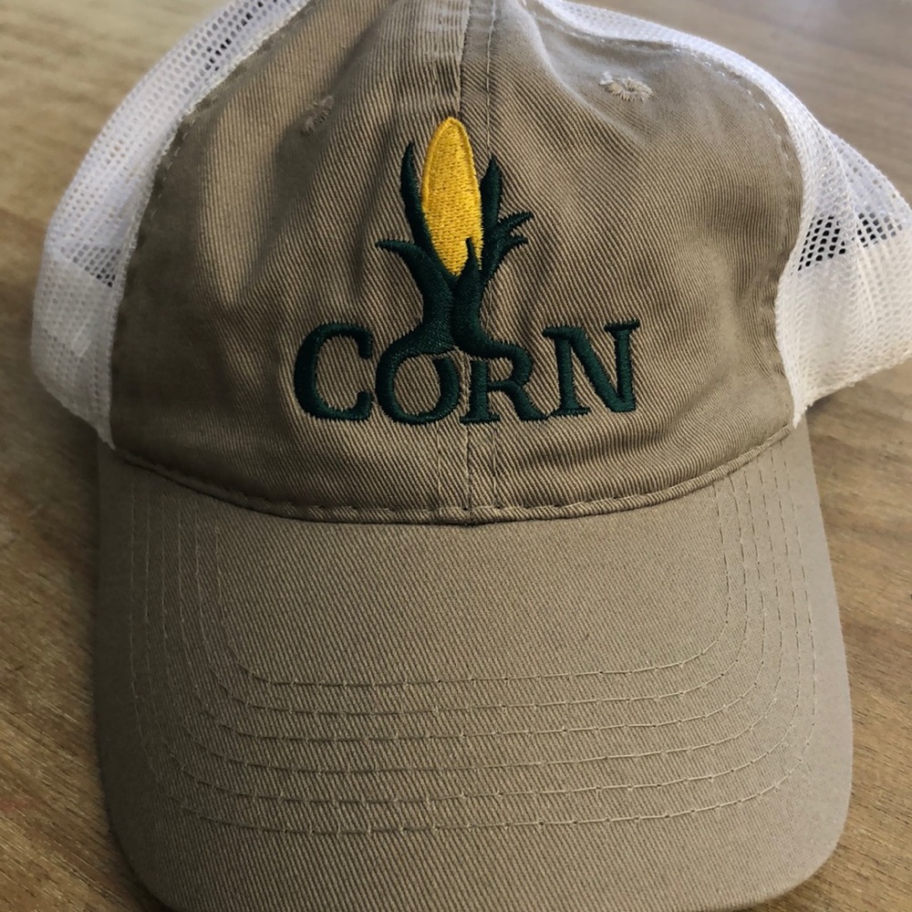 Corn embroidered hat